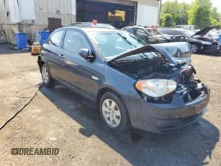 2010 Hyundai Accent GS with VIN KMHCM3AC0AU167542, listed as a Copart auction lot 60457784 with Not provided miles and Salvage title. Bid and sale history available at DreamBid. Image 4.