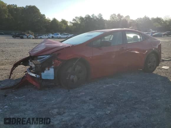 2024 Toyota Prius LE with VIN JTDADABU0R3015981, listed as a Copart auction lot 71633355 with 13,660 mi miles and Clean title. Bid and sale history available at DreamBid. Image 1.