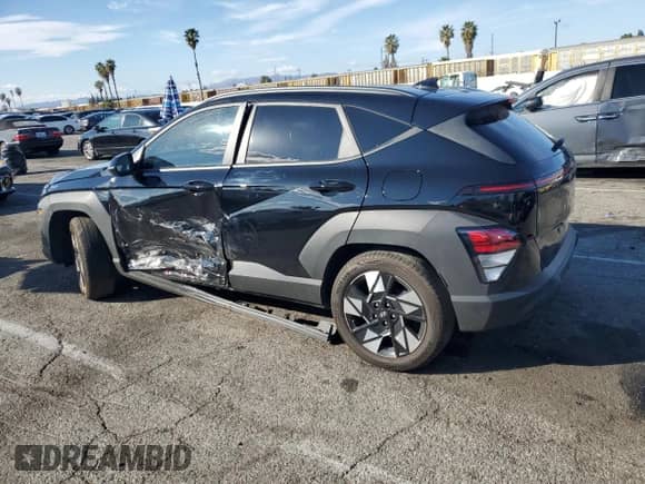 2024 Hyundai Kona SEL with VIN KM8HC3ABXRU120305, listed as a Copart auction lot 42538775 with 9,259 mi miles and Salvage title. Bid and sale history available at DreamBid. Image 2.