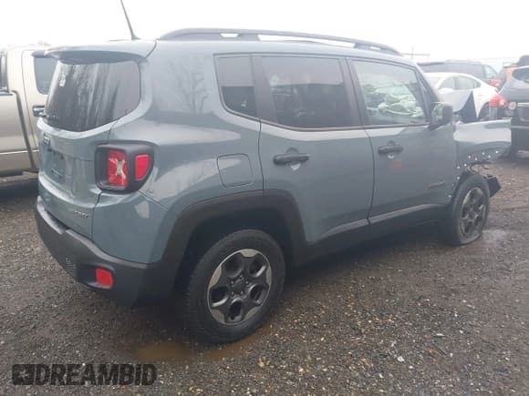 ✅ 2017 Jeep Renegade Sport • VIN: ZACCJBAB7HPF00832 • Lot: 43736099. Wystawiony na IAAI z przebiegiem 188 324 mil. Bezpłatny archiwum sprzedaży aukcyjnych z USA i szczegółowy raport historii pojazdu na DreamBid. Zdjęcie 4.