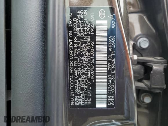 ✅ 2011 Scion xD • VIN: JTKKU4B46B1008792 • Lot: 65029744. Wystawiony na Copart z przebiegiem 95 229 mil. Bezpłatny archiwum sprzedaży aukcyjnych z USA i szczegółowy raport historii pojazdu na DreamBid. Zdjęcie 12.