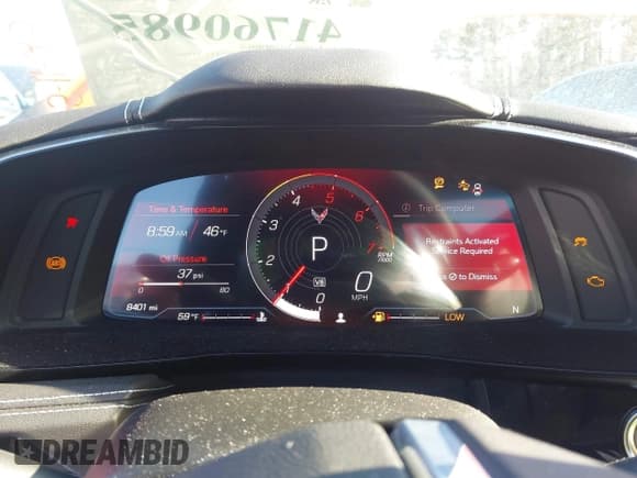 ✅ 2024 Chevrolet Corvette 1LT • VIN: 1G1YA2D46R5118118 • Лот: 41760985. Опубликован ранее на IAAI с пробегом 8 401 миль. Бесплатный доступ к архиву аукционных продаж из США и подробный отчёт об истории автомобиля на DreamBid. Изображение 6.