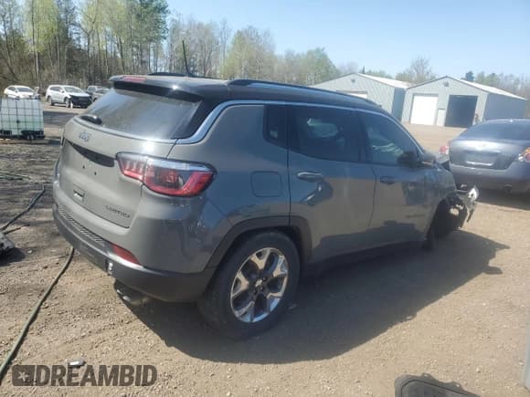 ✅ 2019 Jeep Compass Limited • VIN: 3C4NJDCB5KT693452 • Lot: 54512635. Listed on Copart with 95,973 mi. Free auction sales archive from the USA and detailed vehicle history report at DreamBid. Image 3.