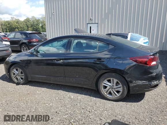 2020 Hyundai Elantra SEL with VIN 5NPD84LF8LH548398, listed as a Copart auction lot 80329355 with 46,372 mi miles and Salvage title. Bid and sale history available at DreamBid. Image 2.