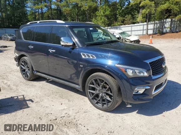 ✅ 2015 Infiniti QX80 • VIN: JN8AZ2NE1F9085868 • Lot: 82186415. Wystawiony na Copart z przebiegiem 237 759 mil. Bezpłatny archiwum sprzedaży aukcyjnych z USA i szczegółowy raport historii pojazdu na DreamBid. Zdjęcie 4.