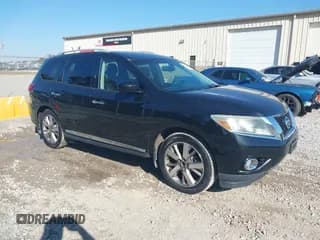 ✅ 2015 Nissan Pathfinder Platinum • VIN: 5N1AR2MM7FC687998 • Lot: 43618859. Listed on IAAI with 136,743 mi. Free auction sales archive from the USA and detailed vehicle history report at DreamBid. Image 1.