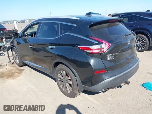 ✅ 2017 Nissan Murano SL • VIN: 5N1AZ2MH0HN196215 • Lot: 43281713. Listed on IAAI with 133,367 mi. Free auction sales archive from the USA and detailed vehicle history report at DreamBid. Image 3.