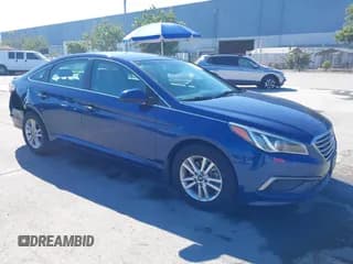 ✅ 2016 Hyundai Sonata SE • VIN: 5NPE24AF4GH395517 • Лот: 43496754. Опубликован ранее на IAAI с пробегом 89 963 миль. Бесплатный доступ к архиву аукционных продаж из США и подробный отчёт об истории автомобиля на DreamBid. Изображение 1.