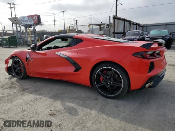 2021 Chevrolet Corvette 2LT z VIN 1G1YB2D41M5116427, wystawiony jako Copart lot #49355255 z przebiegiem 9 316 mil mil oraz Szkoda całkowita • Salvage title. Historia ofert i sprzedaży dostępna na DreamBid. Obrazek 2.