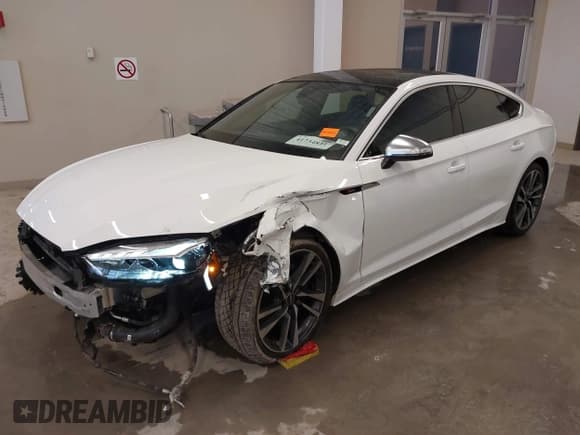 ✅ 2022 Audi S5 Sportback Premium • VIN: WAUA4CF52NA002604 • Lot: 41734841. Listed on IAAI with 25,943 mi. Free auction sales archive from the USA and detailed vehicle history report at DreamBid. Image 18.