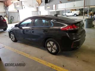 2017 Hyundai Ioniq Blue with VIN KMHC65LC0HU027441, listed as a Copart auction lot 62608343 with 144,045 mi miles and . Bid and sale history available at DreamBid. Image 2.