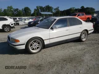 ✅ 2000 BMW 7 Series 740i • VIN: WBAGG8341YDN77869 • Lot: 62808175. Listed on Copart with 337,098 mi. Free auction sales archive from the USA and detailed vehicle history report at DreamBid. Image 1.