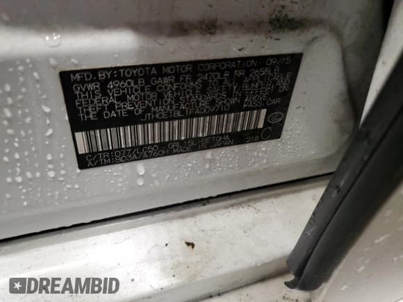 ✅ 2015 Lexus GS 350 • VIN: JTHCE1BL1FA009710 • Lot: 89453285. Listed on Copart with 104,644 mi. Free auction sales archive from the USA and detailed vehicle history report at DreamBid. Image 12.