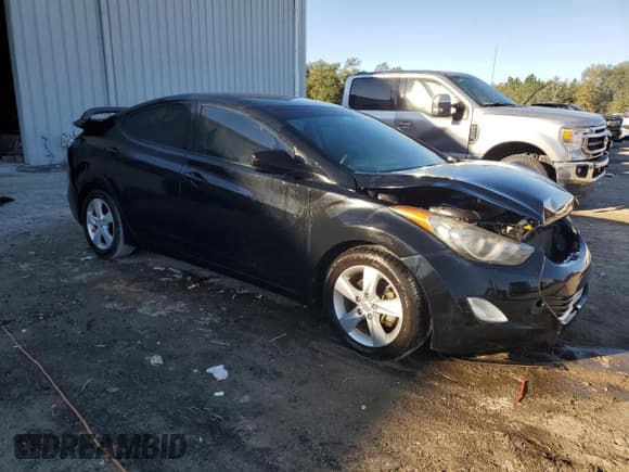 ✅ 2013 Hyundai Elantra GLS • VIN: 5NPDH4AE7DH263879 • Lot: 90371125. Listed on Copart with 187,227 mi. Free auction sales archive from the USA and detailed vehicle history report at DreamBid. Image 4.