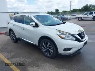 2015 Nissan Murano Platinum with VIN 5N1AZ2MG4FN289985, listed as a IAAI auction lot 42732405 with 134,538 mi miles and . Bid and sale history available at DreamBid. Image 1.