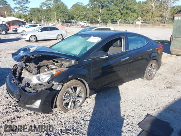✅ 2015 Hyundai Elantra SE • VIN: KMHDH4AE2FU433232 • Lot: 43521046. Listed on IAAI with 136,397 mi. Free auction sales archive from the USA and detailed vehicle history report at DreamBid. Image 2.