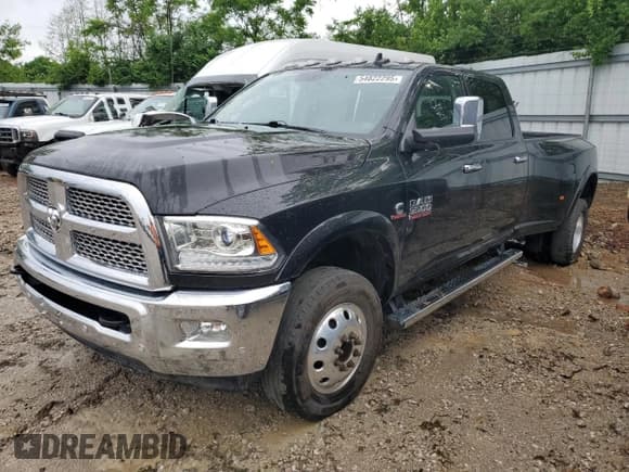 ✅ 2018 Ram 3500 Laramie • VIN: 3C63RRJL4JG214591 • Lot: 54822295. Wystawiony na Copart z przebiegiem 69 044 mil. Bezpłatny archiwum sprzedaży aukcyjnych z USA i szczegółowy raport historii pojazdu na DreamBid. Zdjęcie 1.