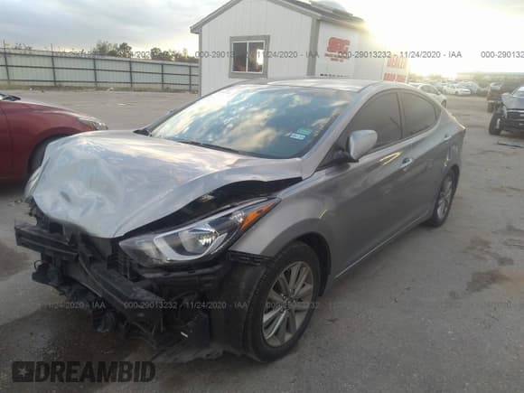 ✅ 2015 Hyundai Elantra SE • VIN: KMHDH4AE5FU446220 • Lot: 29013232. Listed on IAAI with 56,386 mi. Free auction sales archive from the USA and detailed vehicle history report at DreamBid. Image 2.