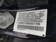 ✅ 2005 Honda Civic LX • VIN: 2HGES15665H571399 • Лот: 43446995. Опубликован ранее на IAAI с пробегом Не указан. Бесплатный доступ к архиву аукционных продаж из США и подробный отчёт об истории автомобиля на DreamBid. Изображение 9.