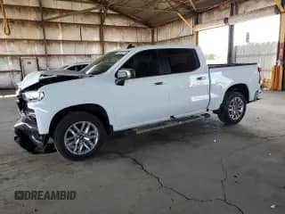 2022 Chevrolet Silverado 1500 LT with VIN 1GCPWCED9NZ216636, listed as a Copart auction lot 72038775 with Not provided miles and Salvage title. Bid and sale history available at DreamBid. Image 1.