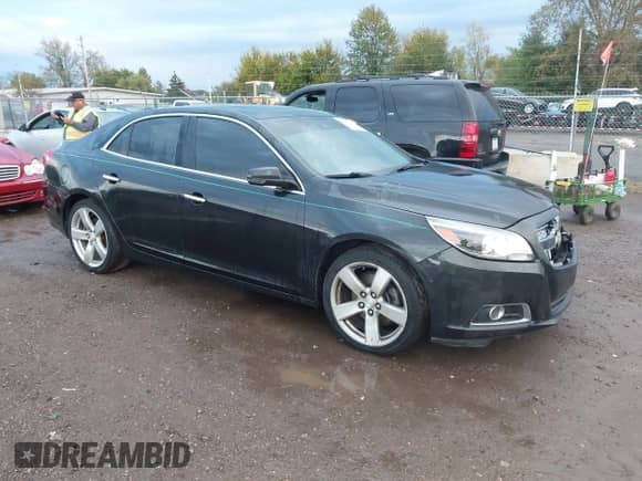 2013 Chevrolet Malibu LTZ with VIN 1G11J5SX9DF182396, listed as a IAAI auction lot 43499190 with 123,831 mi miles and . Bid and sale history available at DreamBid. Image 1.