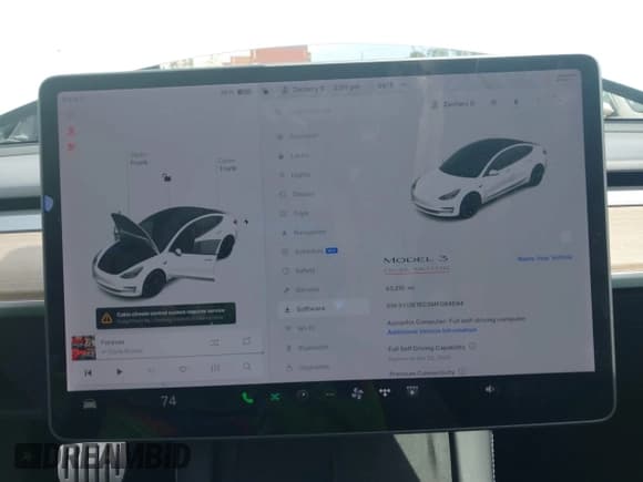 ✅ 2021 Tesla Model 3 Performance • VIN: 5YJ3E1EC2MF084594 • Lot: 42030339. Wystawiony na IAAI z przebiegiem 43 215 mil. Bezpłatny archiwum sprzedaży aukcyjnych z USA i szczegółowy raport historii pojazdu na DreamBid. Zdjęcie 18.