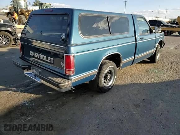 1991 Chevrolet S-10 с VIN 1GCCS14E2M8171195, выставлен на аукционе Copart как лот 47487625 с пробегом 16 184 миль миль и Списание • Salvage title. История ставок и продаж доступна на DreamBid. Изображение 11.
