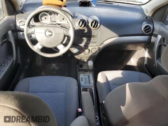 ✅ 2007 Chevrolet Aveo LT • VIN: KL1TG56697B109791 • Lot: 93541555. Listed on Copart with Not provided. Free auction sales archive from the USA and detailed vehicle history report at DreamBid. Image 8.