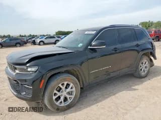 ✅ 2023 Jeep Grand Cherokee Limited • VIN: 1C4RJGBG1P8845930 • Лот: 66751515. Опубликован ранее на Copart с пробегом 56 984 миль. Бесплатный доступ к архиву аукционных продаж из США и подробный отчёт об истории автомобиля на DreamBid. Изображение 1.