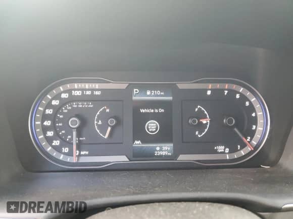 2023 Hyundai Santa Cruz SEL z VIN 5NTJBDAE5PH075498, wystawiony jako Copart lot #81267264 z przebiegiem 23 989 mil mil oraz Czysty tytuł • Clean title. Historia ofert i sprzedaży dostępna na DreamBid. Obrazek 9.