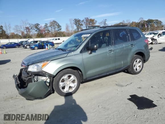 ✅ 2015 Subaru Forester 2.5i • VIN: JF2SJAAC6FH801953 • Лот: 92270445. Опубликован ранее на Copart с пробегом 145 613 миль. Бесплатный доступ к архиву аукционных продаж из США и подробный отчёт об истории автомобиля на DreamBid. Изображение 1.
