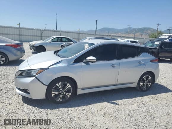 ✅ 2021 Nissan LEAF SL Plus • VIN: 1N4BZ1DV2MC556203 • Lot: 60431625. Wystawiony na Copart z przebiegiem 43 080 mil. Bezpłatny archiwum sprzedaży aukcyjnych z USA i szczegółowy raport historii pojazdu na DreamBid. Zdjęcie 1.