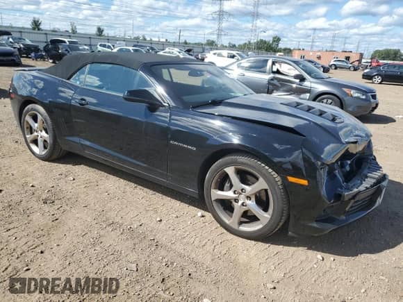 2014 Chevrolet Camaro SS с VIN 2G1FT3DW7E9240556, выставлен на аукционе Copart как лот 70177735 с пробегом 41 718 миль миль и Списание • Salvage title. История ставок и продаж доступна на DreamBid. Изображение 4.
