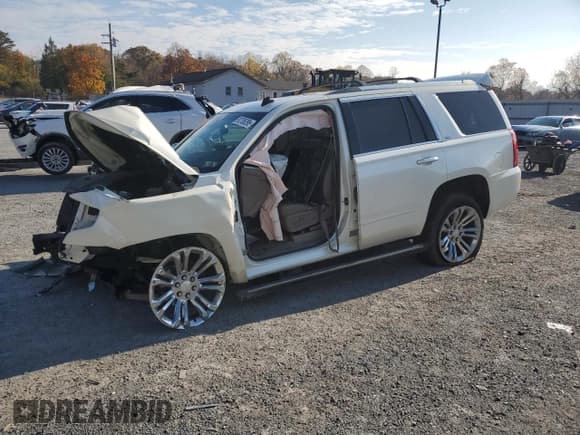 ✅ 2015 Chevrolet Tahoe LTZ • VIN: 1GNSKCKC1FR112975 • Lot: 90706295. Wystawiony na Copart z przebiegiem Nie podano. Bezpłatny archiwum sprzedaży aukcyjnych z USA i szczegółowy raport historii pojazdu na DreamBid. Zdjęcie 1.