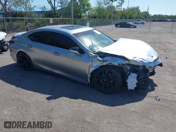 ✅ 2022 Lexus ES 350 F Sport • VIN: 58AGZ1B1XNU126970 • Lot: 42118280. Listed on IAAI with 94,377 mi. Free auction sales archive from the USA and detailed vehicle history report at DreamBid. Image 1.