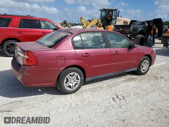 2007 Chevrolet Malibu 1LS with VIN 1G1ZS58F07F192513, listed as a Copart auction lot 77313074 with Not provided miles and Salvage title. Bid and sale history available at DreamBid. Image 3.