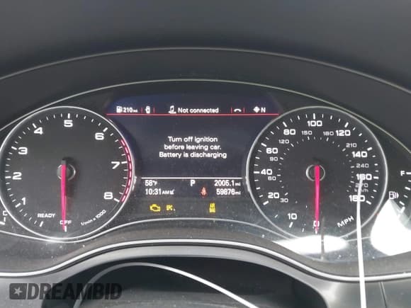 ✅ 2017 Audi A6 Premium Plus • VIN: WAUF2AFCXHN003804 • Lot: 41885852. Listed on IAAI with 59,876 mi. Free auction sales archive from the USA and detailed vehicle history report at DreamBid. Image 7.