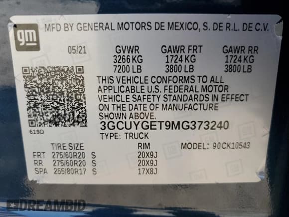 ✅ 2021 Chevrolet Silverado 1500 LTZ • VIN: 3GCUYGET9MG373240 • Lot: 75931194. Wystawiony na Copart z przebiegiem 12 585 mil. Bezpłatny archiwum sprzedaży aukcyjnych z USA i szczegółowy raport historii pojazdu na DreamBid. Zdjęcie 13.