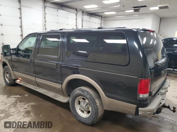 ✅ 2000 Ford Excursion Limited • VIN: 1FMNU43S1YEE15529 • Лот: 81999954. Опубликован ранее на Copart с пробегом 197 353 миль. Бесплатный доступ к архиву аукционных продаж из США и подробный отчёт об истории автомобиля на DreamBid. Изображение 2.