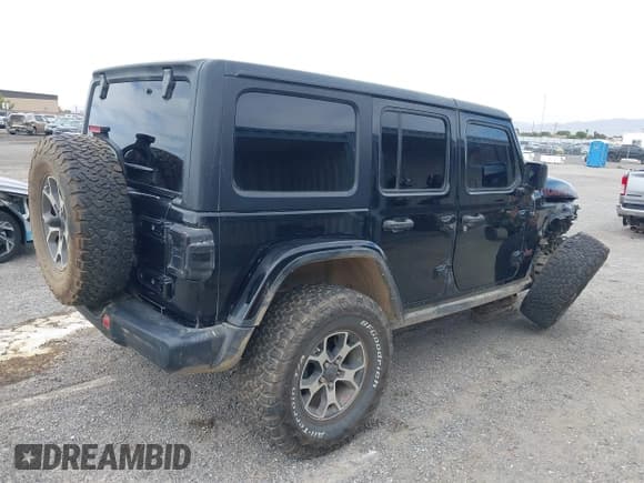 ✅ 2022 Jeep Wrangler Unlimited Rubicon • VIN: 1C4HJXFN2NW134024 • Lot: 42248188. Listed on IAAI with 41,899 mi. Free auction sales archive from the USA and detailed vehicle history report at DreamBid. Image 4.
