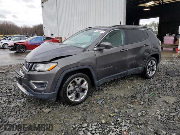✅ 2021 Jeep Compass Limited • VIN: 3C4NJCCB5MT526425 • Lot: 49160975. Listed on Copart with 73,588 mi. Free auction sales archive from the USA and detailed vehicle history report at DreamBid. Image 1.