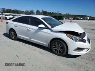 2017 Hyundai Sonata SE with VIN 5NPE24AF0HH510793, listed as a Copart auction lot 85164525 with 108,254 mi miles and Salvage title. Bid and sale history available at DreamBid. Image 4.