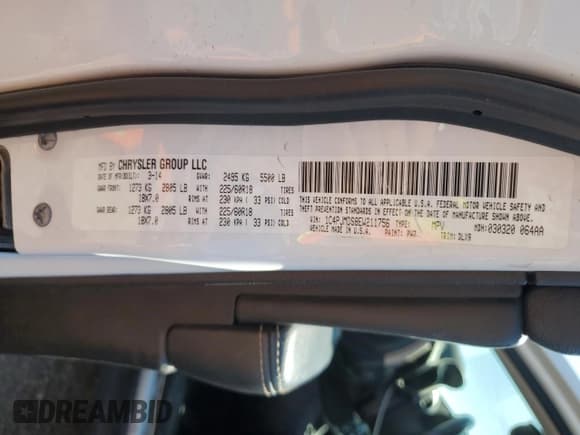 ✅ 2014 Jeep Cherokee Limited • VIN: 1C4PJMDS8EW211756 • Lot: 56301835. Listed on Copart with 160,958 mi. Free auction sales archive from the USA and detailed vehicle history report at DreamBid. Image 13.