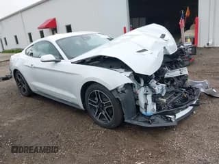 ✅ 2023 Ford Mustang EcoBoost • VIN: 1FA6P8TH4P5102314 • Lot: 42424637. Listed on IAAI with 48,353 mi. Free auction sales archive from the USA and detailed vehicle history report at DreamBid. Image 1.