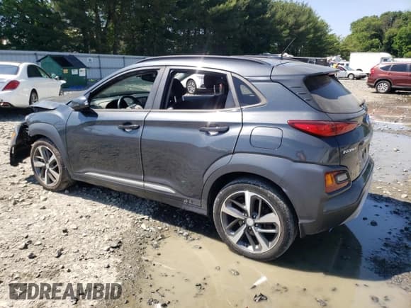 ✅ 2018 Hyundai Kona Ultimate • VIN: KM8K5CA51JU113791 • Лот: 57655144. Опубликован ранее на Copart с пробегом 47 209 миль. Бесплатный доступ к архиву аукционных продаж из США и подробный отчёт об истории автомобиля на DreamBid. Изображение 2.