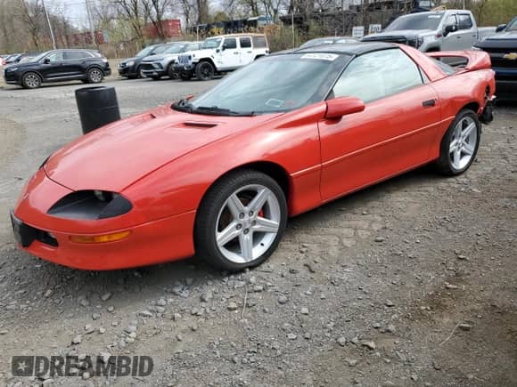 1997 Chevrolet Camaro Z28 z VIN 2G1FP22P0V2121217, wystawiony jako Copart lot #54121075 z przebiegiem 85 691 mil mil oraz Szkoda całkowita • Salvage title. Historia ofert i sprzedaży dostępna na DreamBid. Obrazek 1.