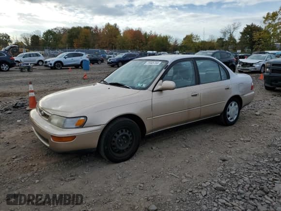 ✅ 1997 Toyota Corolla DX • VIN: 2T1BB02E4VC190488 • Lot: 75945704. Listed on Copart with 99,256 mi. Free auction sales archive from the USA and detailed vehicle history report at DreamBid. Image 1.