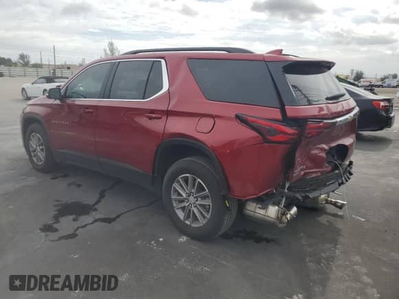 2024 Chevrolet Traverse LT Cloth z VIN 1GNESVKW5RJ137769, wystawiony jako Copart lot #81454324 z przebiegiem 8 345 mil mil oraz Szkoda całkowita • Salvage title. Historia ofert i sprzedaży dostępna na DreamBid. Obrazek 2.