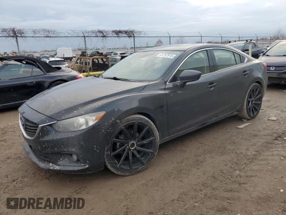 ✅ 2015 Mazda 6 i Grand Touring • VIN: JM1GJ1W54F1218708 • Lot: 61253845. Listed on Copart with 257,765 mi. Free auction sales archive from the USA and detailed vehicle history report at DreamBid. Image 1.