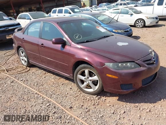 ✅ 2007 Mazda 6 i Sport VE • VIN: 1YVHP80C275M63076 • Лот: 43252982. Опубликован ранее на IAAI с пробегом 167 627 миль. Бесплатный доступ к архиву аукционных продаж из США и подробный отчёт об истории автомобиля на DreamBid. Изображение 1.